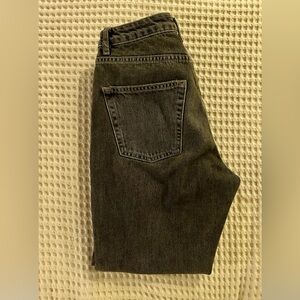 High waisted Topshop gray/black